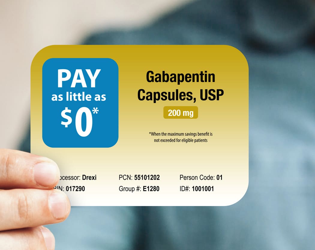 Gabapentin 200mg Prescription Savings Card